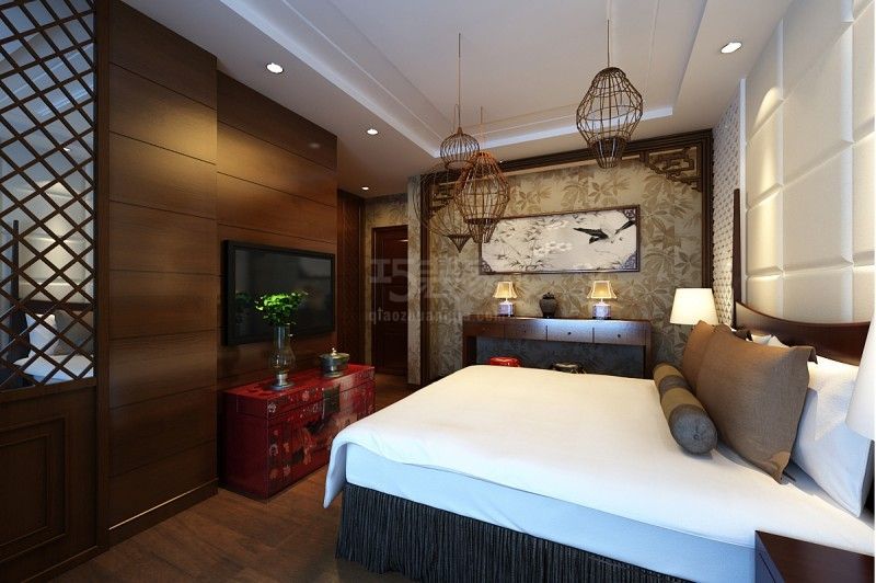 -鸿基紫韵 260平米 中式