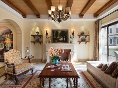 阳光西西里小区260平米美式风格