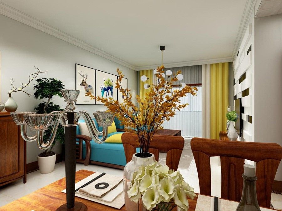 -恒大名都/82平米/简约风格/