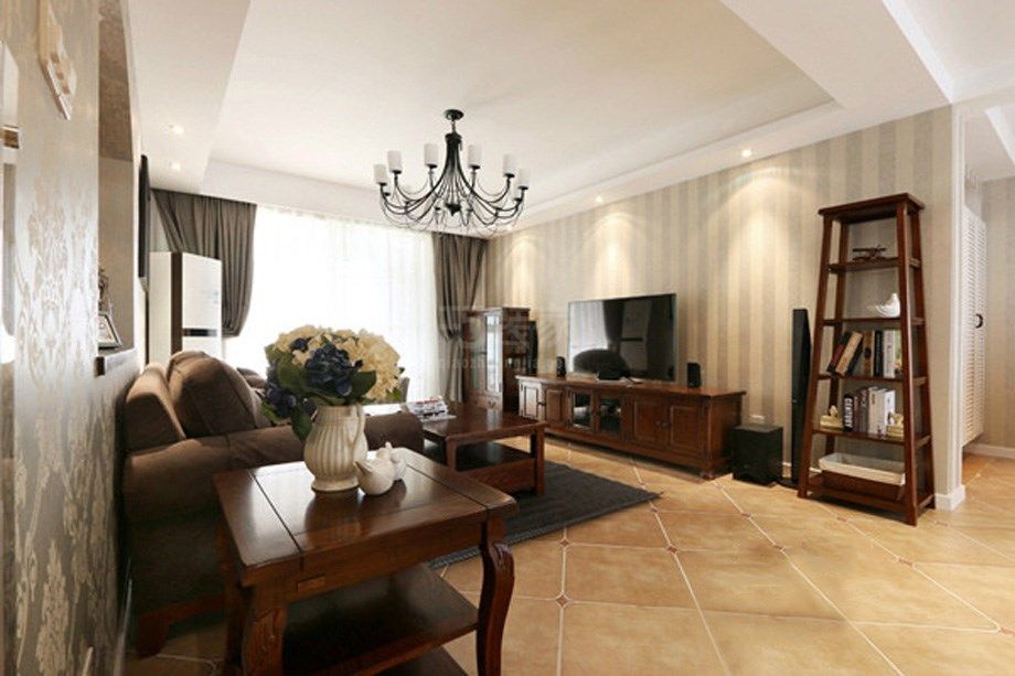 -中建国际城115平米美式风格