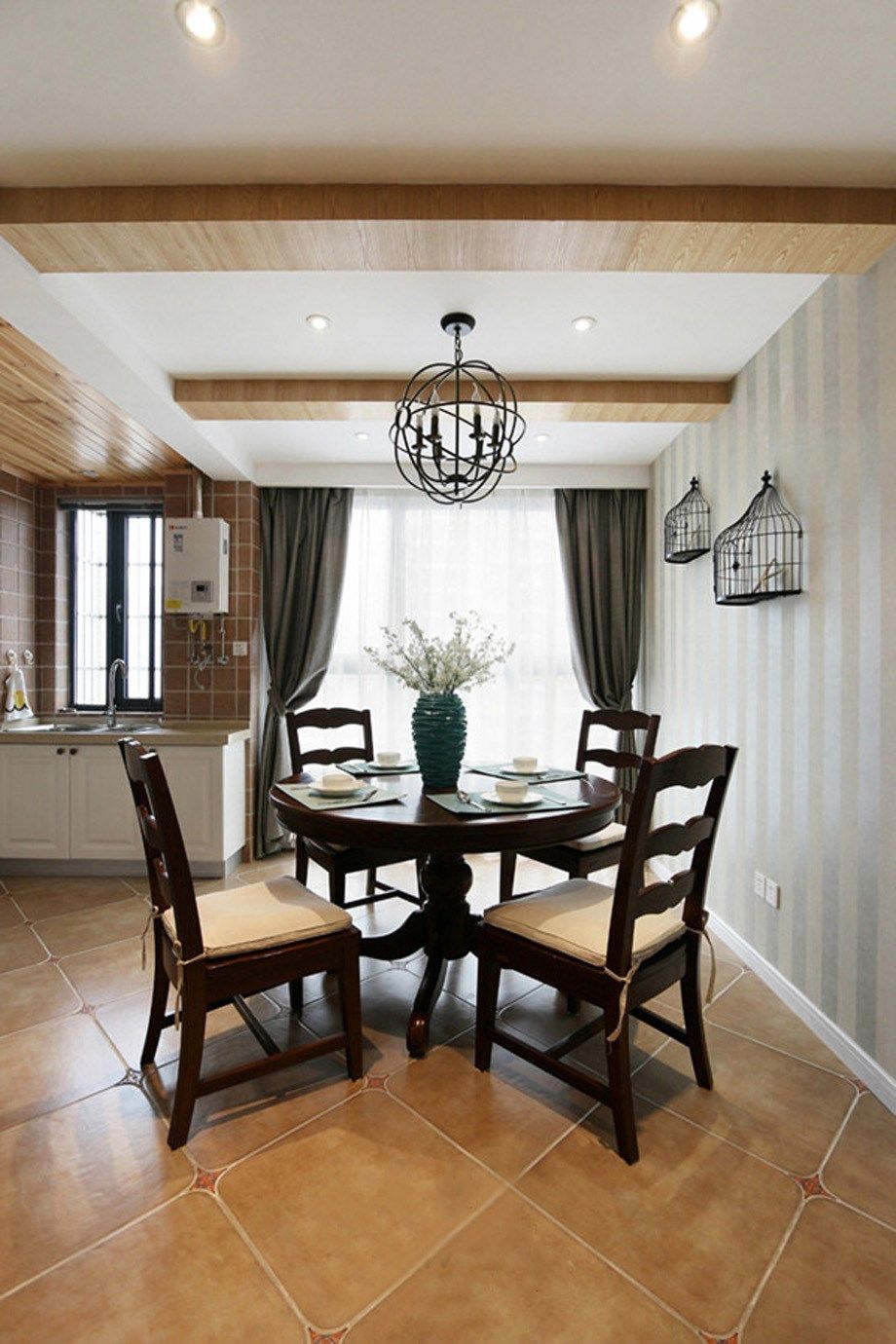 -中建国际城115平米美式风格