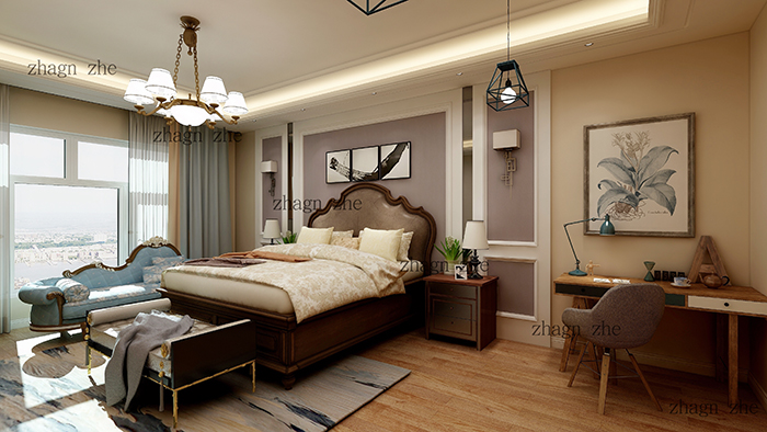 卧室-280平米简美风格！