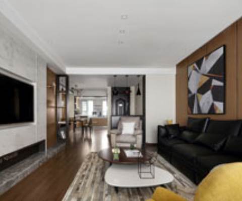 唐延九郡小区187平米极简风格