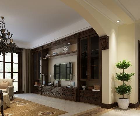 西派国际120平方米美式风格