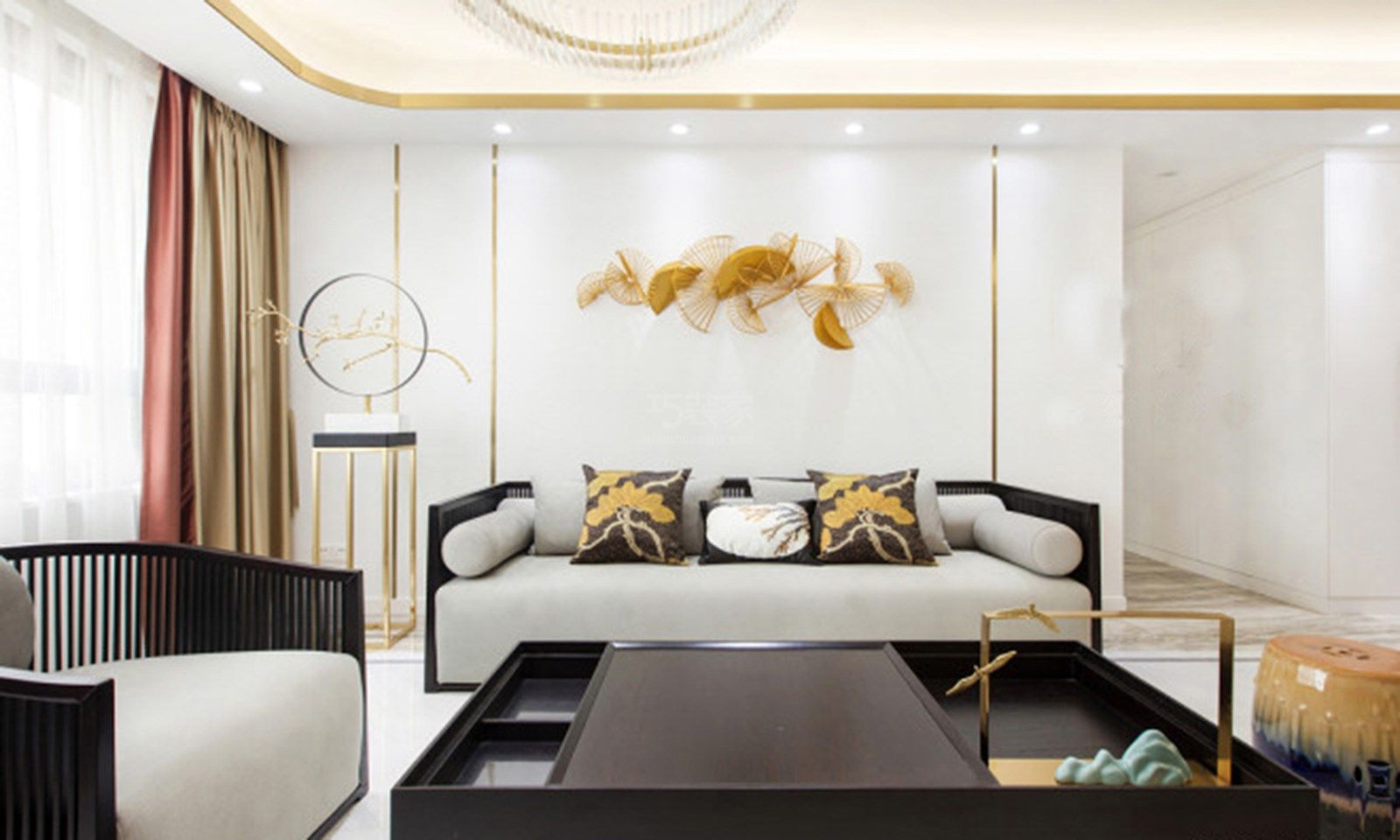 0-陕西日报156平米中式风格