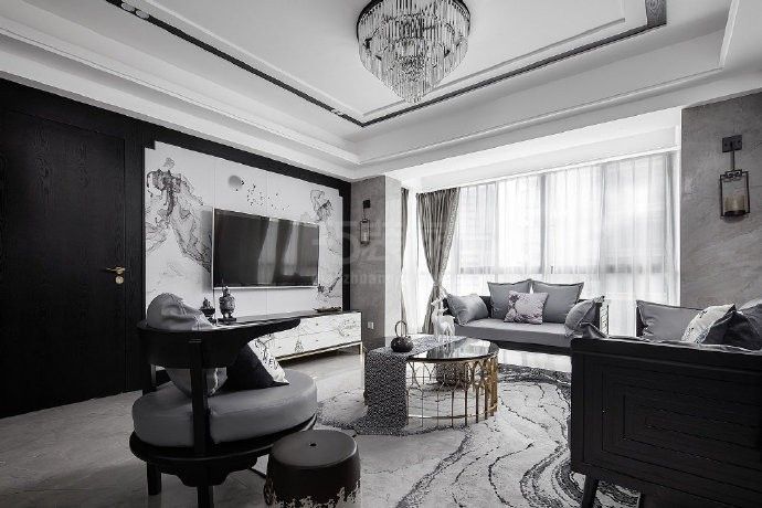 0-万象春天小区116平米中式风格