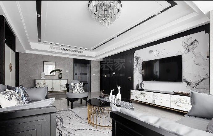 0-万象春天小区116平米中式风格