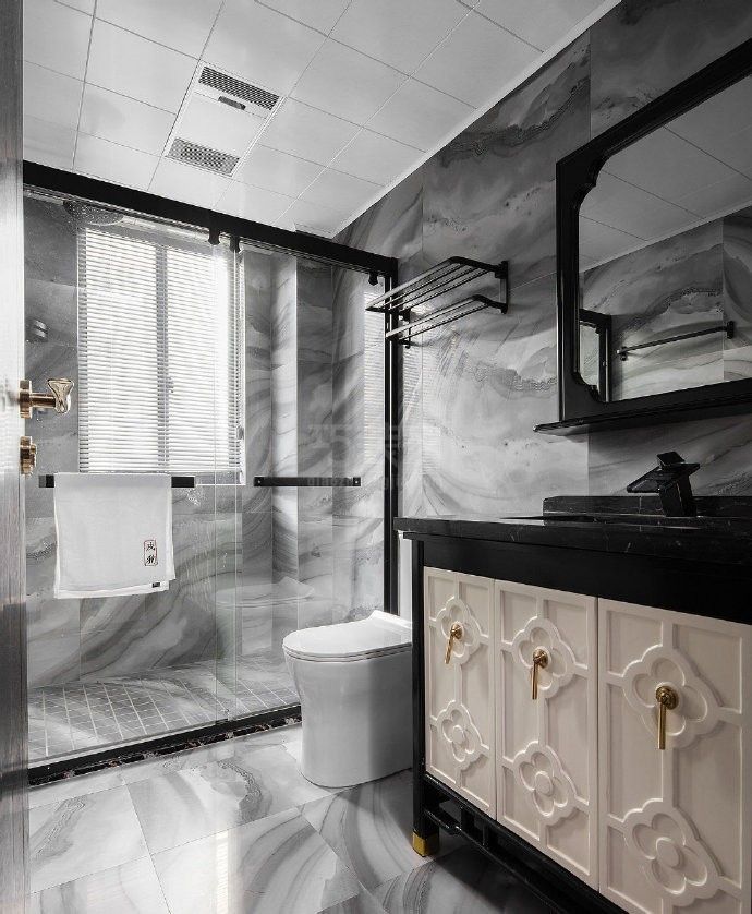 0-万象春天小区116平米中式风格