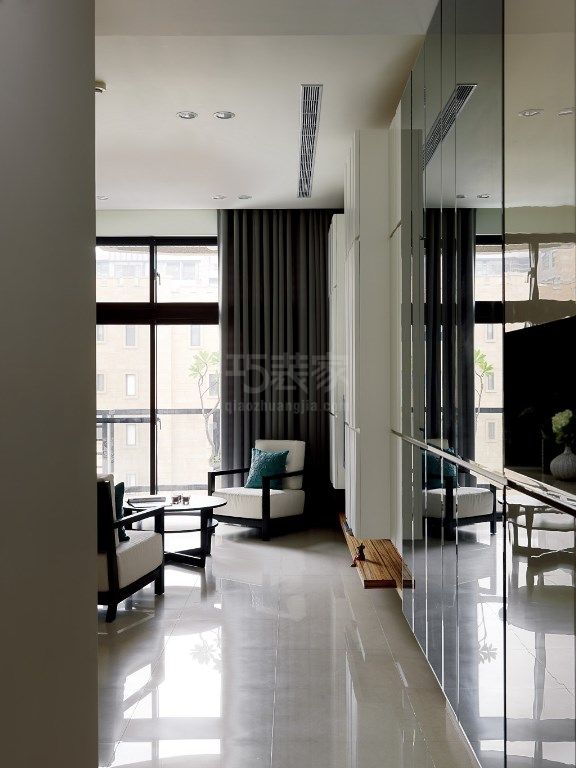 林隐天下小区102平米现代简约