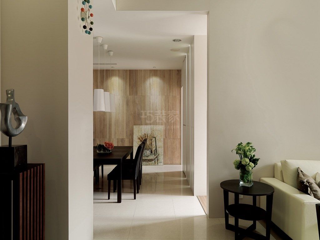 林隐天下小区102平米现代简约