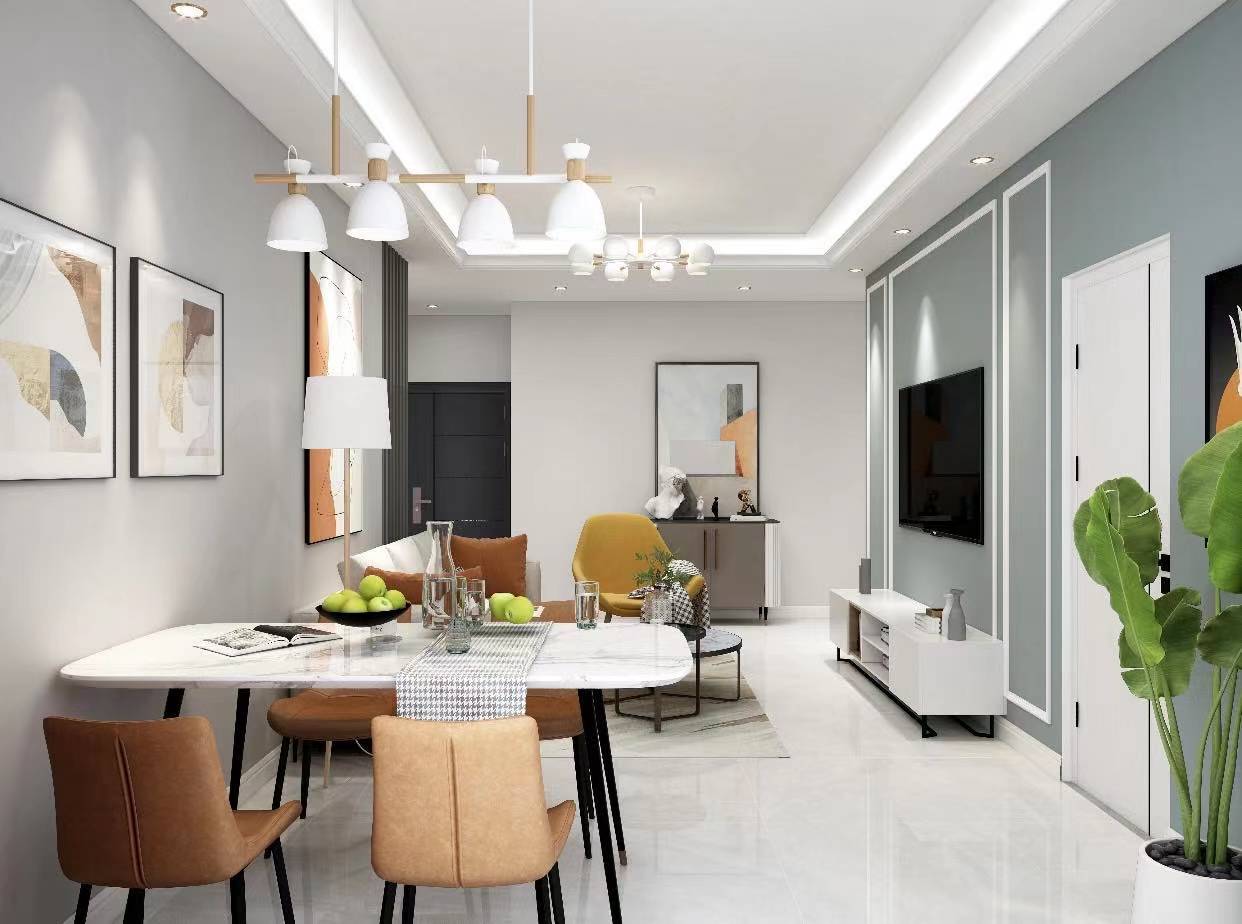 中海凯旋门115平北欧风